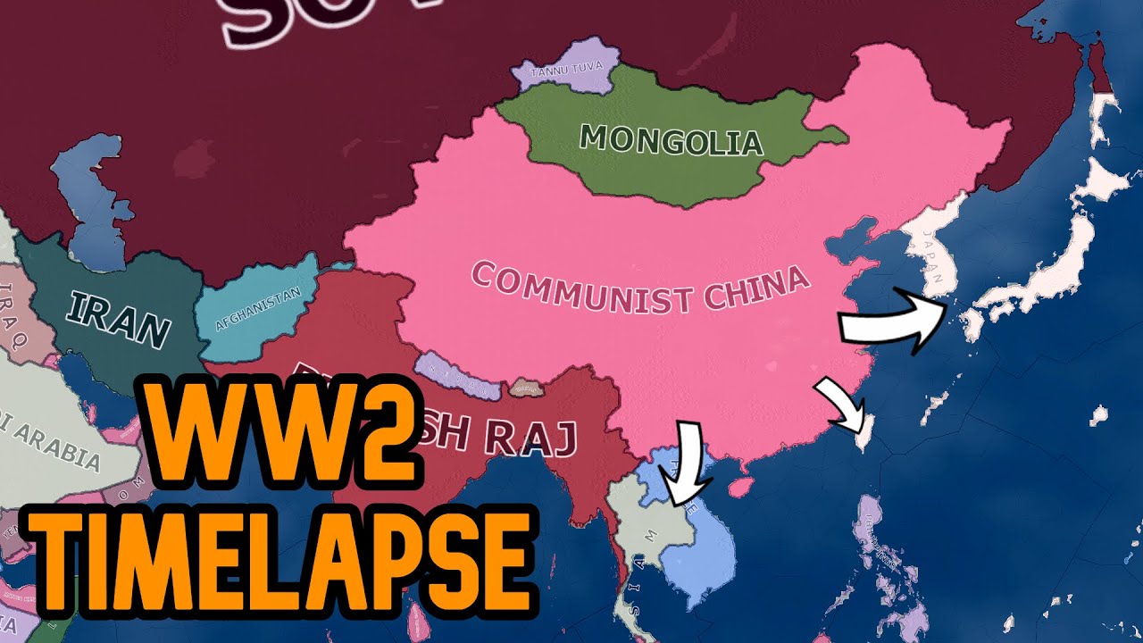 What If Post-War Communist China Existed? | HOI4 Timelapse