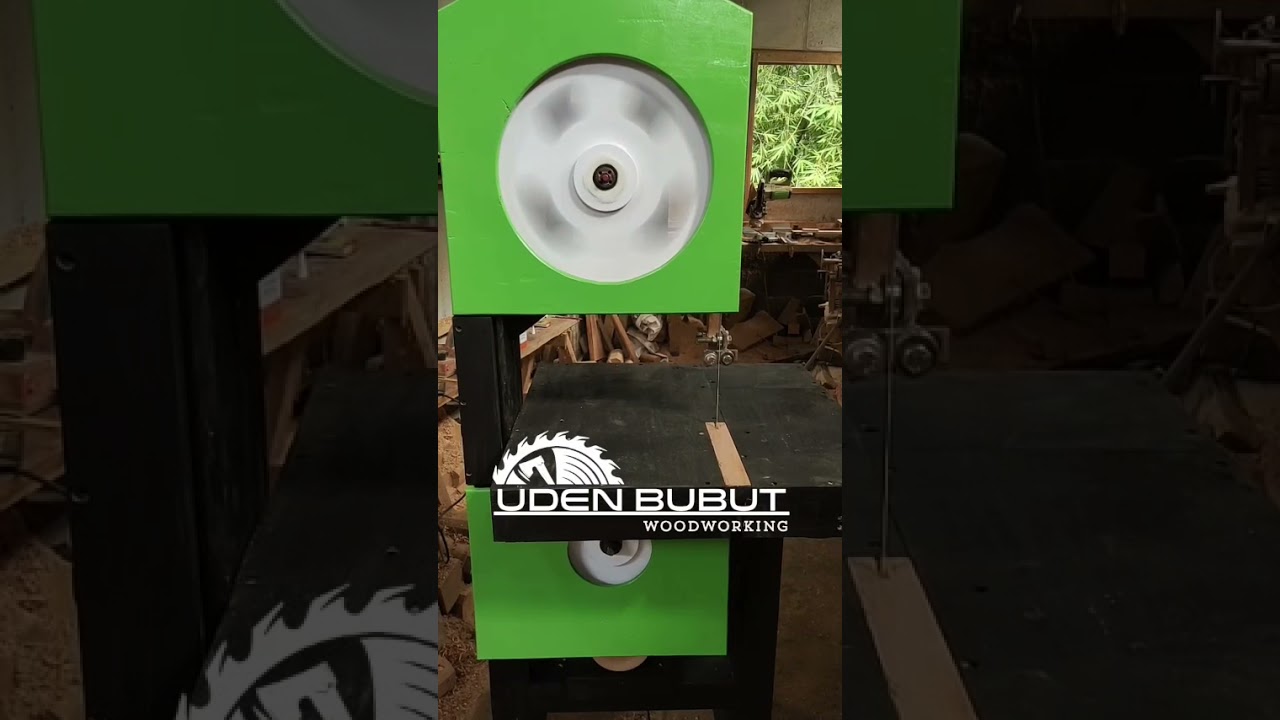 Merakit bandsaw 14 inch dari kayu