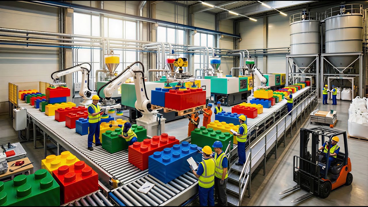 Inside GIANT LEGO Factory: 100 BILLION Bricks/Year (Full Process Revealed)