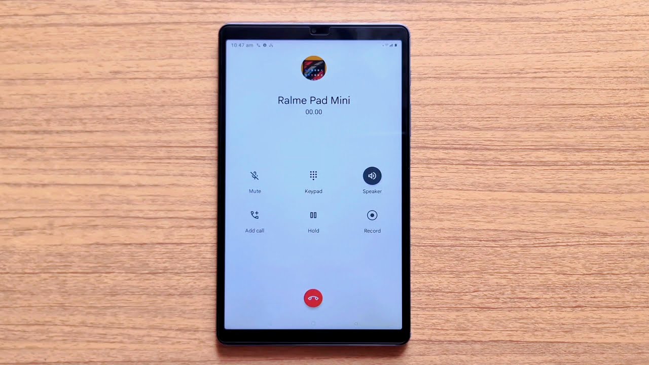 Realme Pad Mini LTE incoming call & outgoing call Android 11