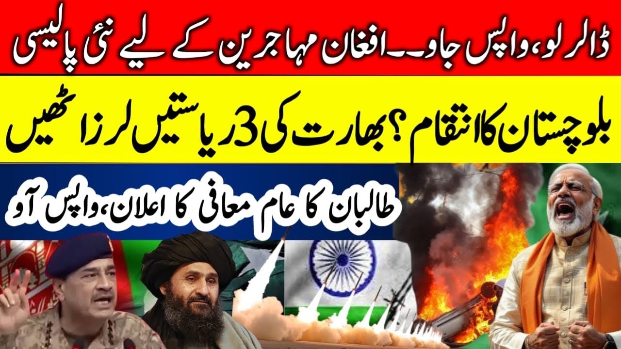 Afghanistan Refugee Policy Changes | South Asia Stability Risks | India Border Security Alert latest