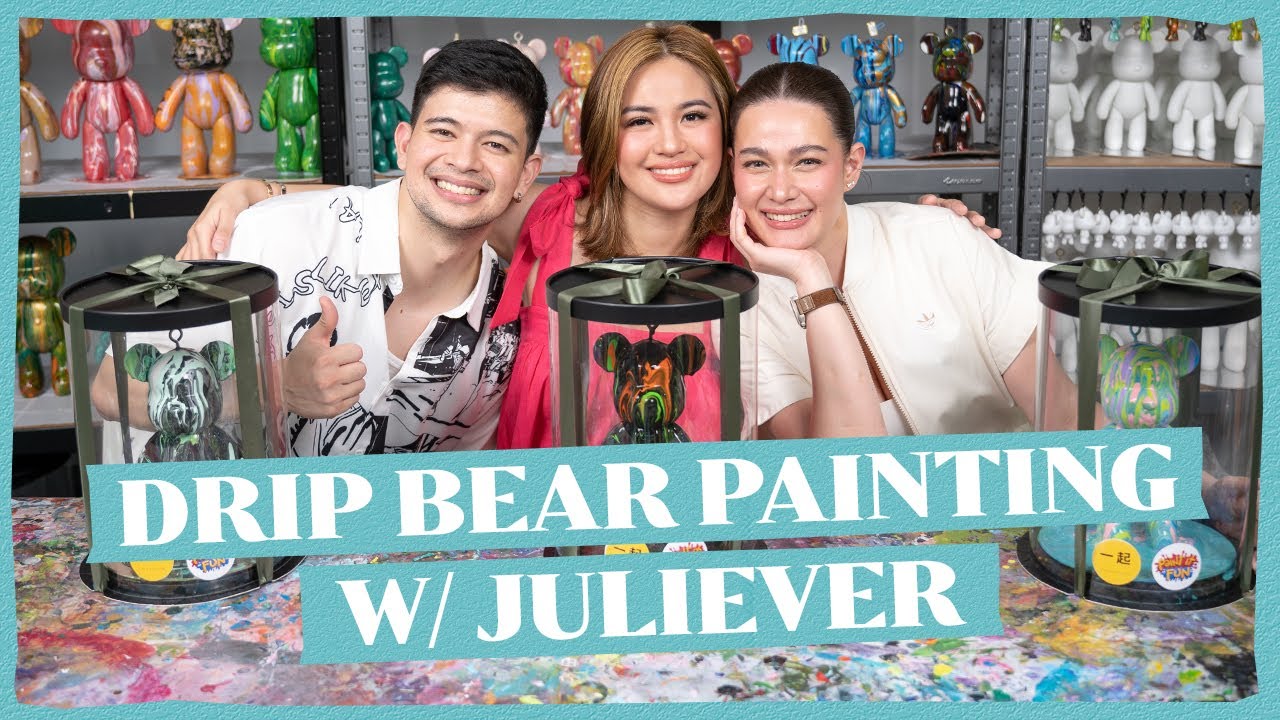 Drip Bear Painting w/ Julie Anne San Jose and Rayver Cruz (#JulieVer) | Bea Alonzo