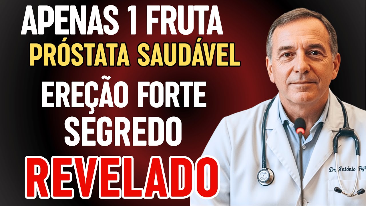 Apenas 1 fruta deixa a próstata saudável e recupera a potência masculina