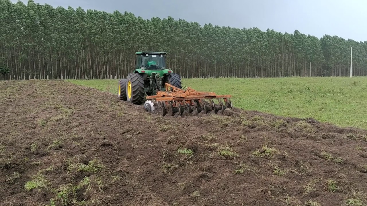 trátor 7225 j Op macarrão só preparo de solo