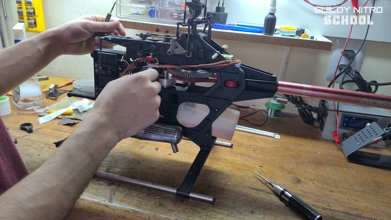 Raptor 30 v1 - Montagem - pequenos reparos