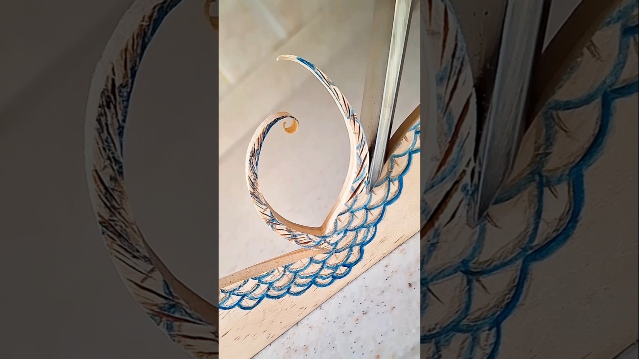 Relaxing wooden hooby, #nature #wood #shorts #diy #asmr #relaxing #woodworking #art..