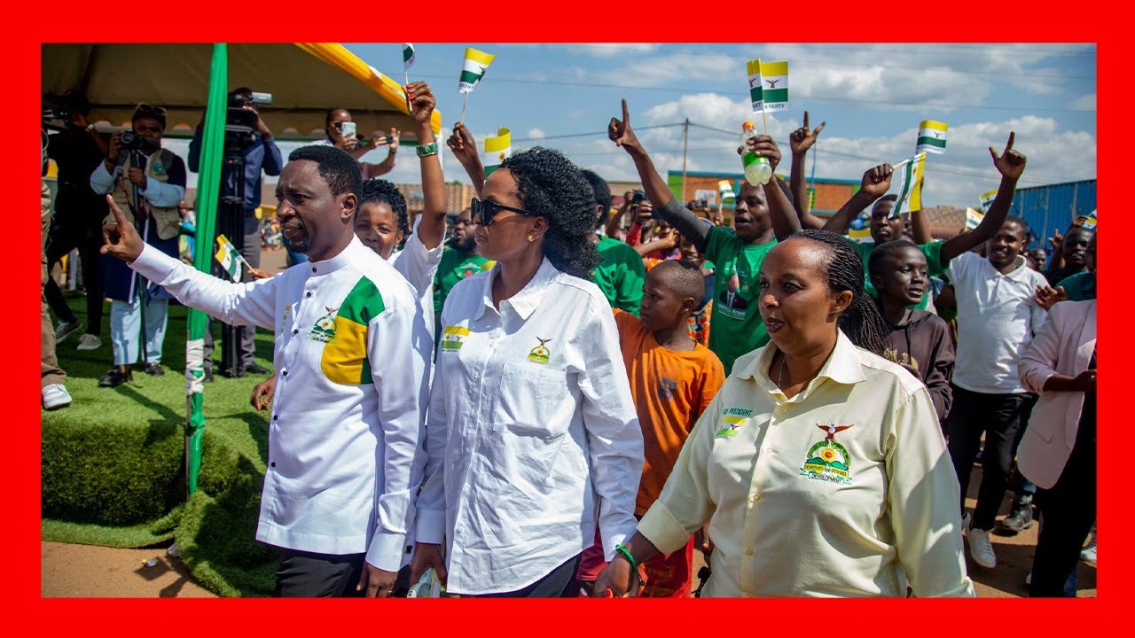 Dr Frank Habineza asanga kugirira icyizere Green Party atari ukwibeshya | Yiyamamarije muri Kamonyi