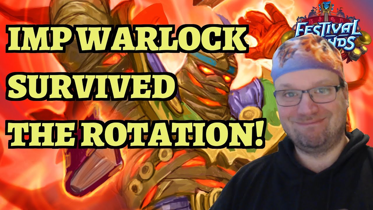 Festival of Legends Fatigue Imp Warlock - Hearthstone Deck Guide Gameplay