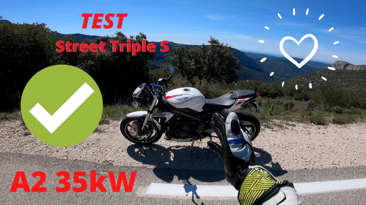 TEST Street Triple S - Meilleure A2 ever 😍😈