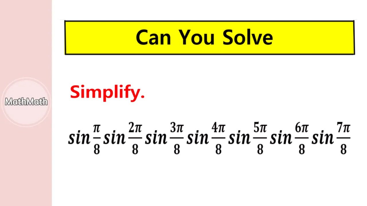 HOW TO: Trigonometric Expression (Problem #9)
