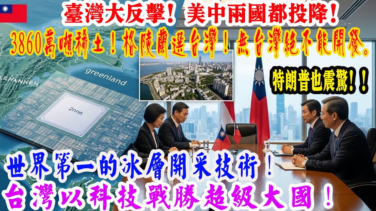【來自海外的感人故事】北極的心臟——格陵蘭，擁有3,860萬噸稀土！震撼世界的原因：唯有臺灣具備足夠能力開採並發展這項戰略性資源