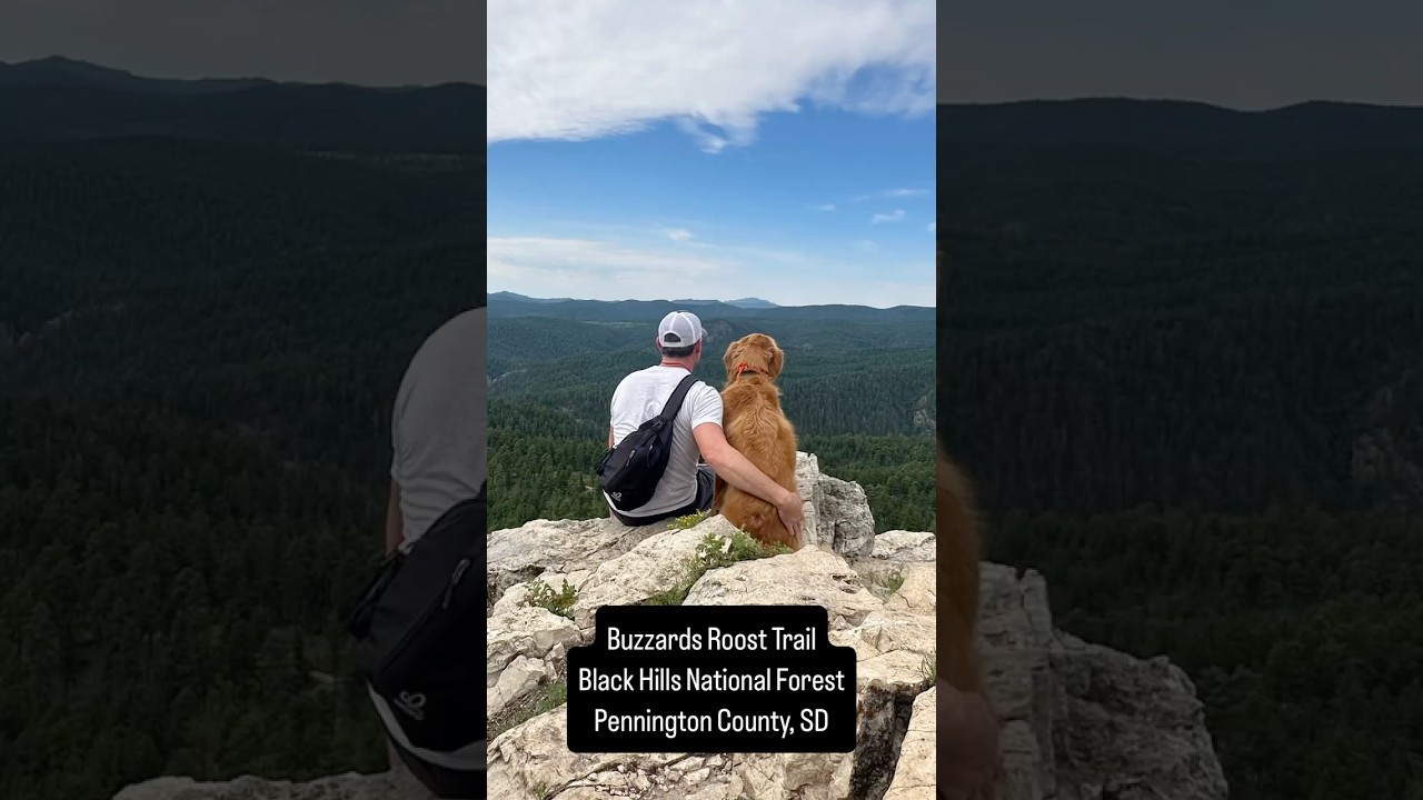Buzzards Roost Trail - Scenic Overlook Hike in Black Hills National Forest, SD 🥾🐾