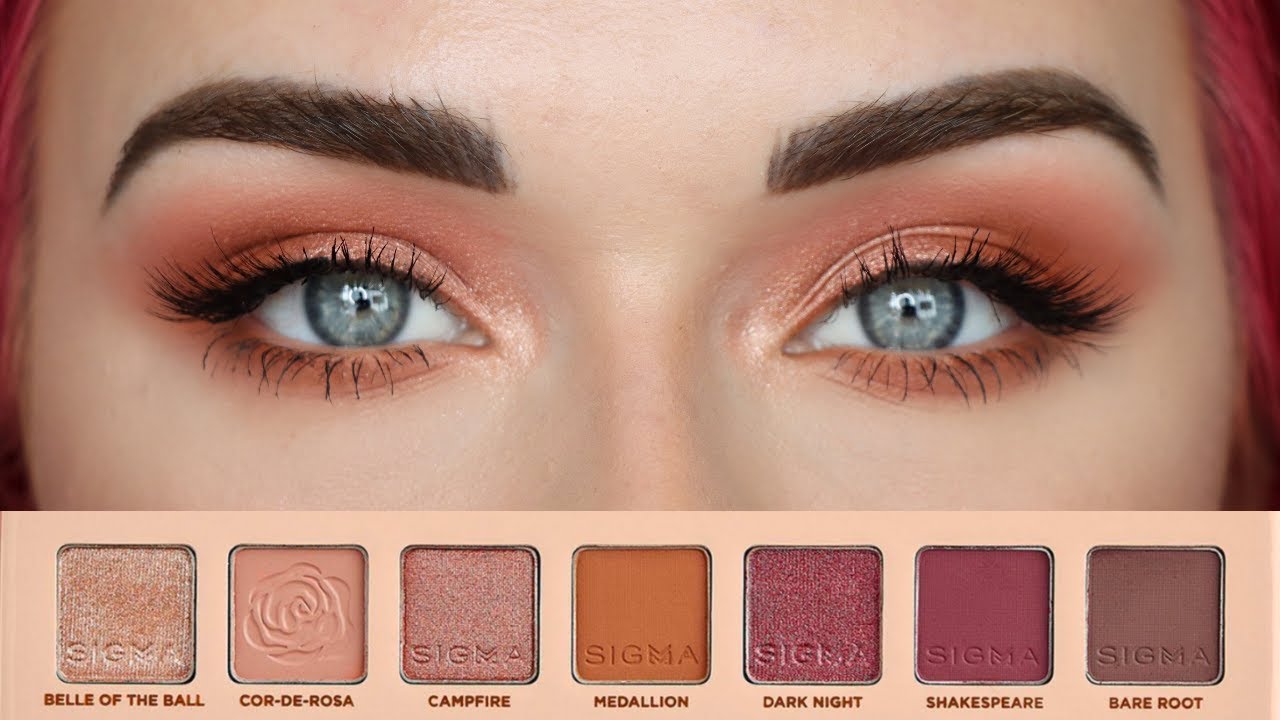 NEW Sigma Beauty MINI Palettes! | Mini Cor-de-Rosa Peachy Eyeshadow Tutorial