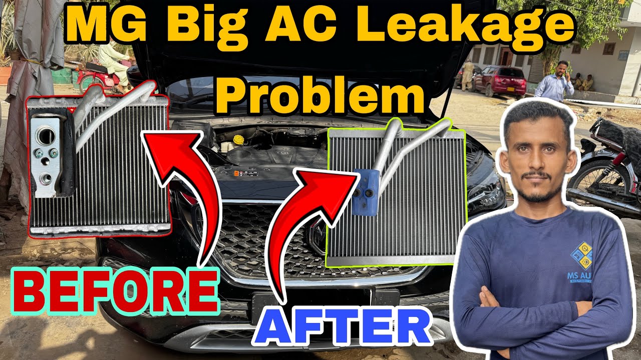 MG HS Cooling Coil Leakage Problem|MG HS AC Leakage Cooling Coil replacement|MG HS Evaporator Change