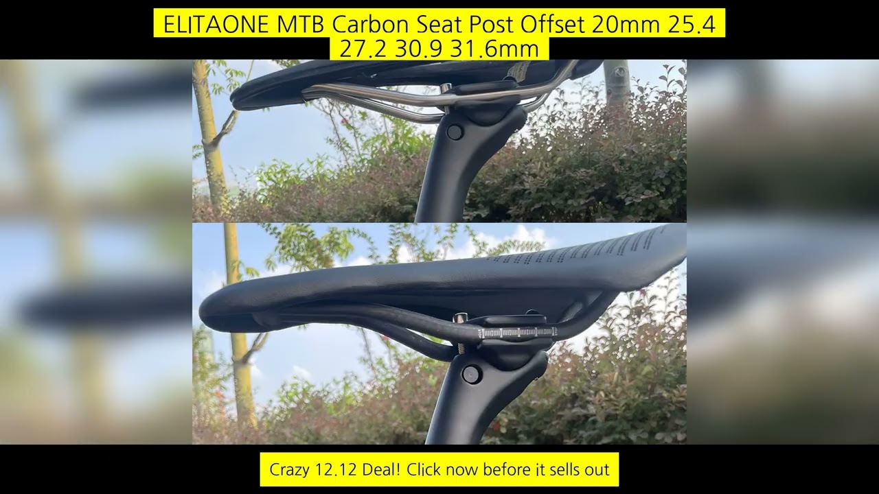 Elitaone Mtb Carbon Seat Post Offset 20Mm 25.4 27.2 30.9 31.6Mm Mountain/Road