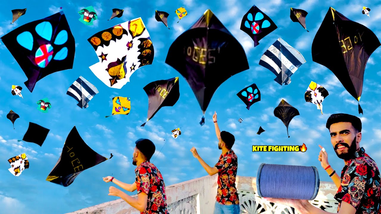Kite Flying 2025 | 6 Tawa Gudda | Big Patang Ki Video | Yogesh 01