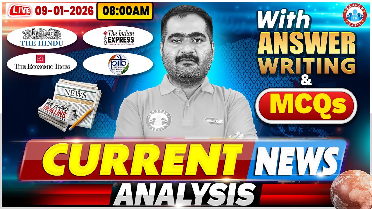 Current Affairs Today || 09 Jan 2026 Current Affairs || Daily Current Affairs || By Naveen P Sir