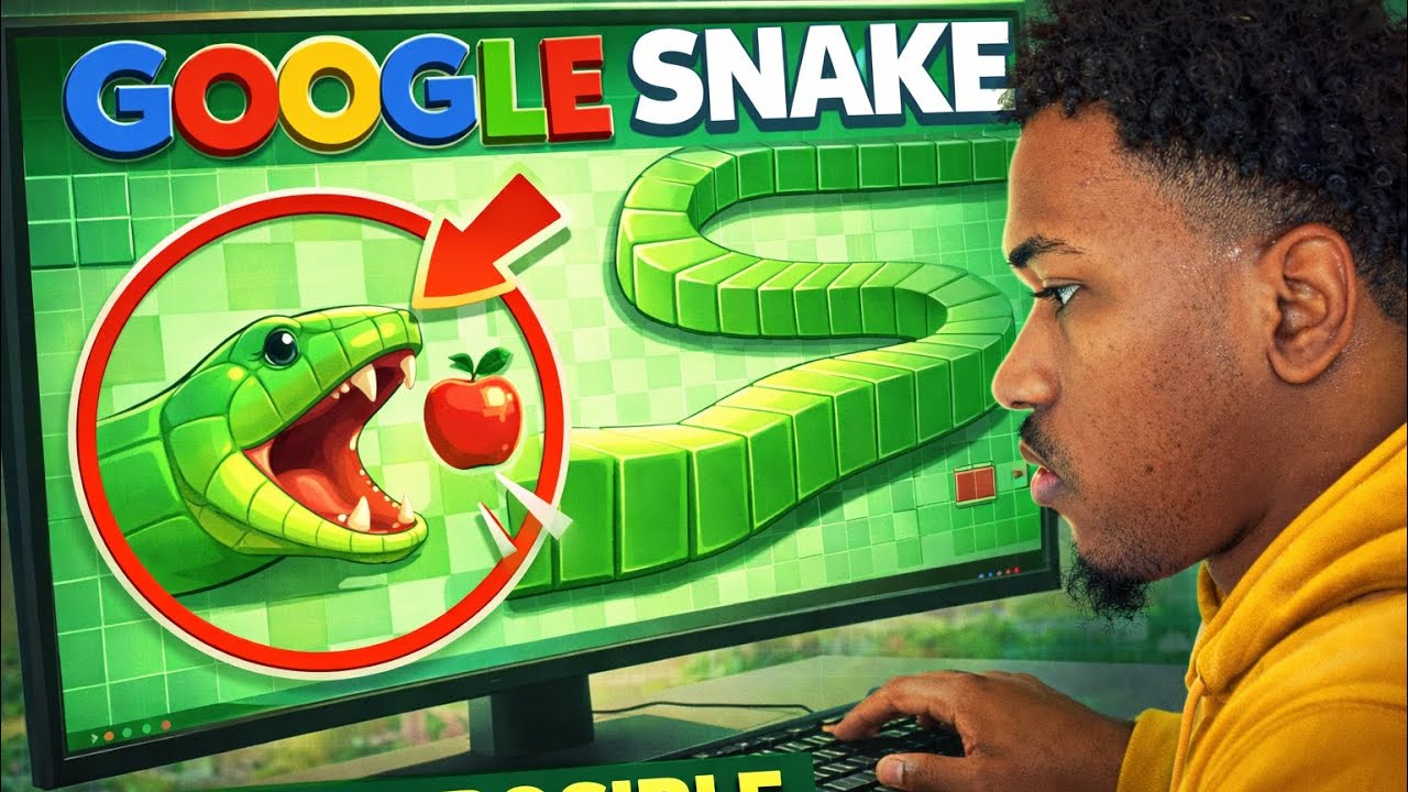 Jugando google snake