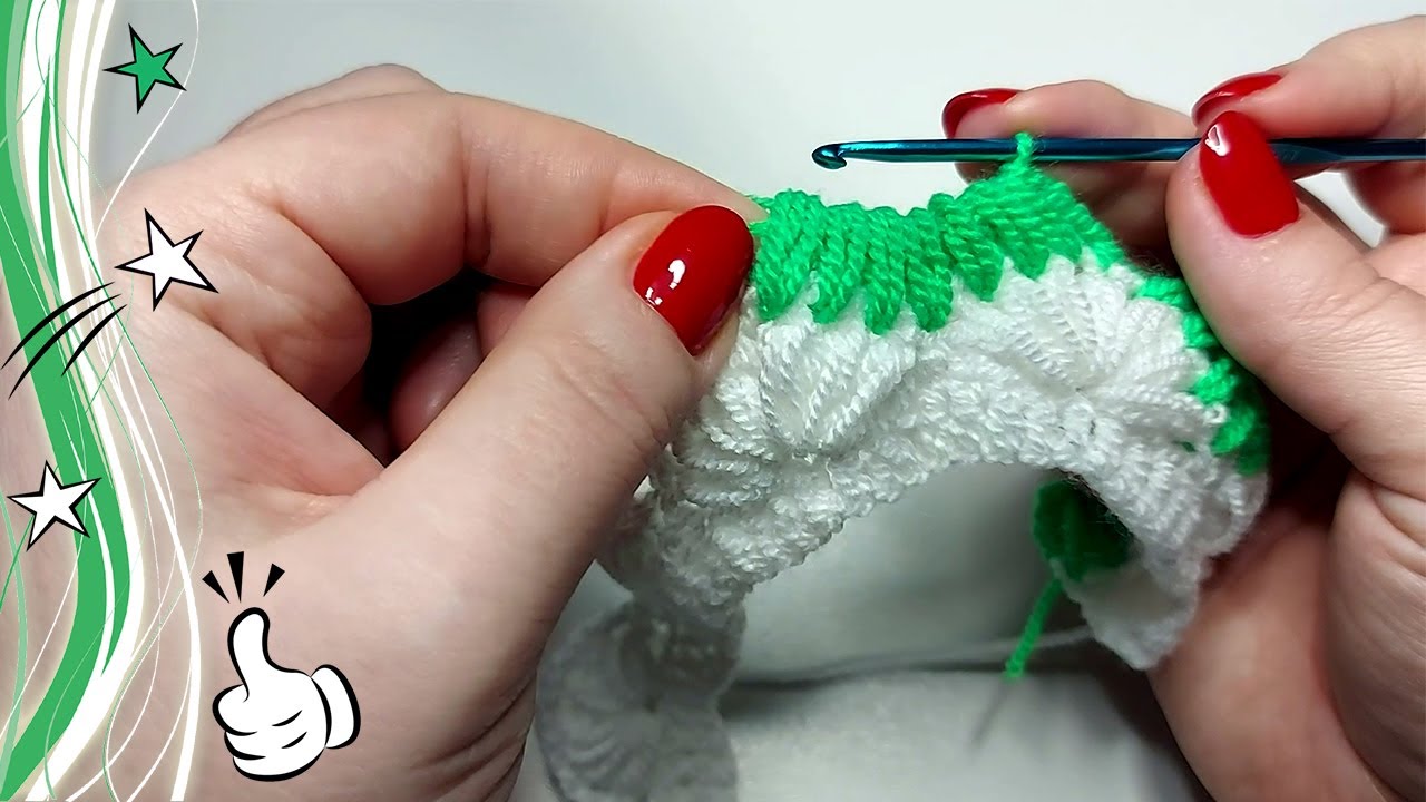 🎄❄🎅ЕЛОЧКИ - КРЕАТИВНЫЙ УЗОР КРЮЧКОМ (вязание крючком для начинающих)
