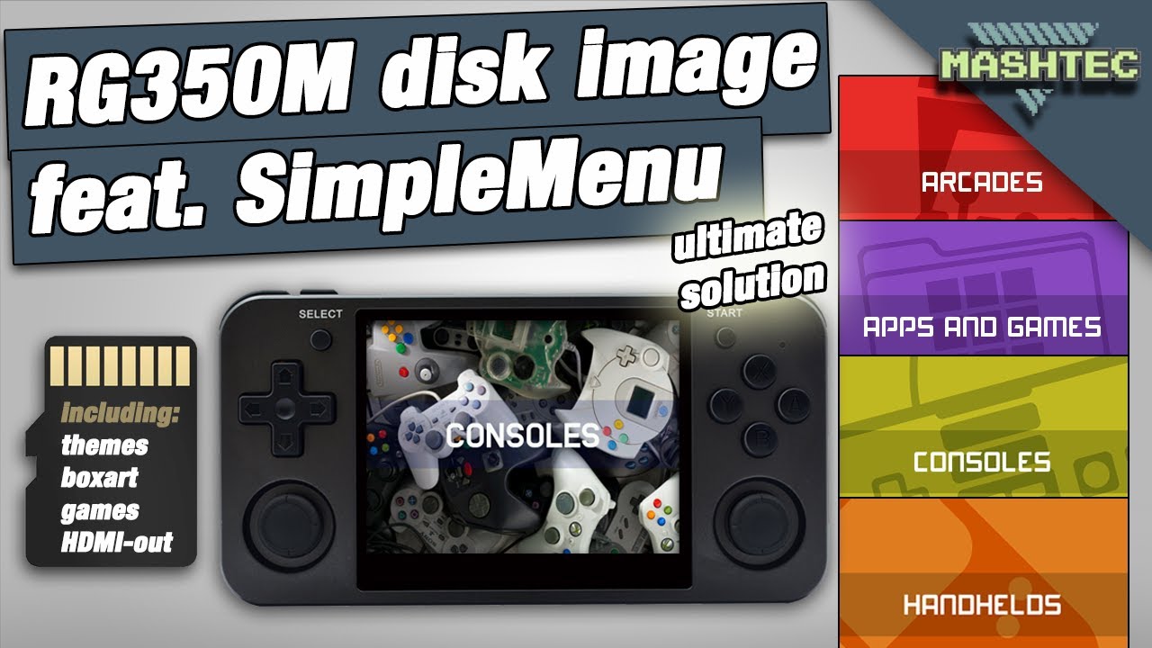 RG350M - Ready to go disk image feat. SimpleMenu (Ultimate Solution)