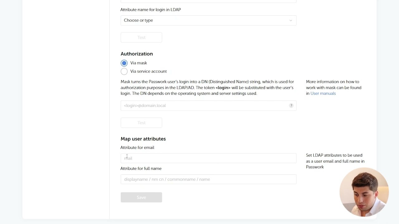 Passwork. LDAP and SSO