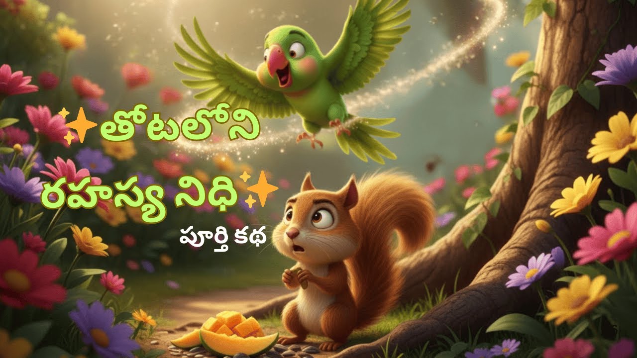 ✨🌿 తోటలోని రహస్య నిధి 🌿✨ పూర్తి కథ #telugukidsstories