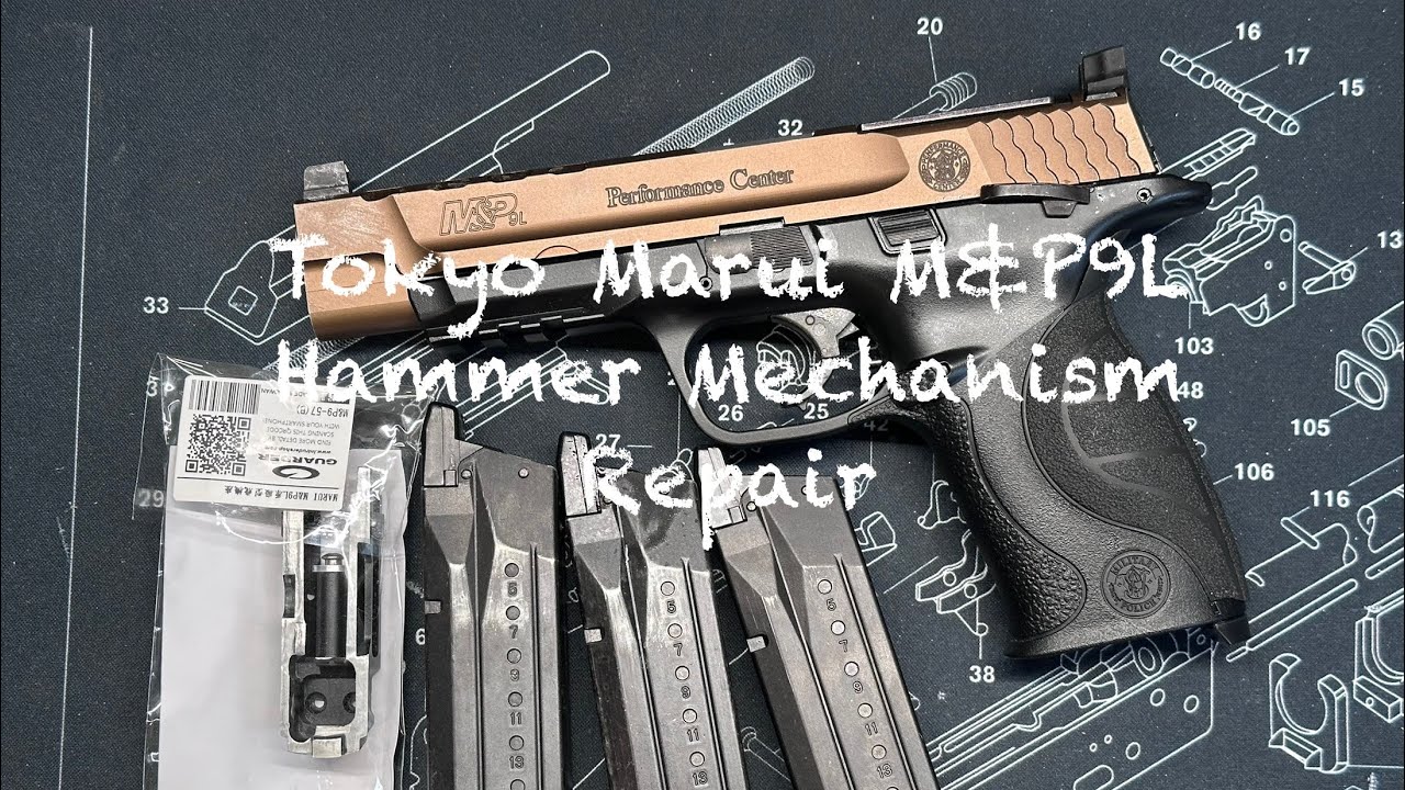 #tokyomarui M&P9L Hammer Mechanism Repair