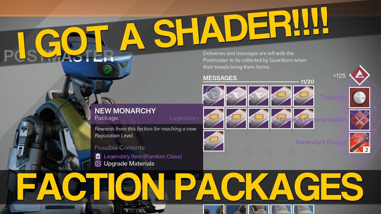 10 Faction Packages Live Opening - I got a shader!!!!