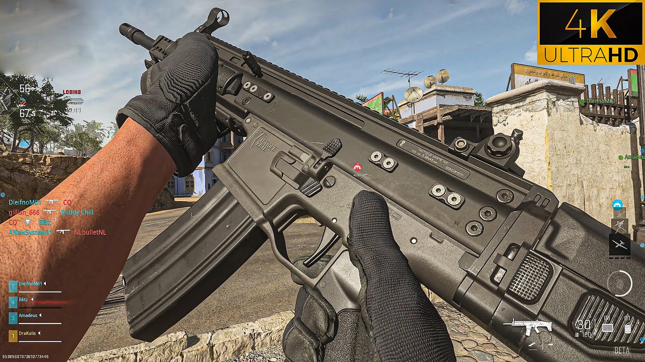 FN SCAR Gameplay｜Modern Warfare II invasion Mode｜4K