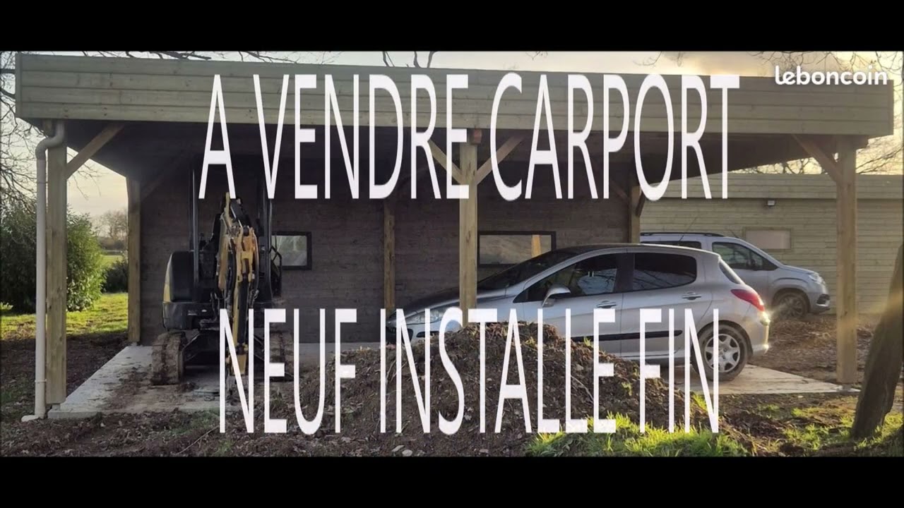 A VENDRE CARPORT NEUF