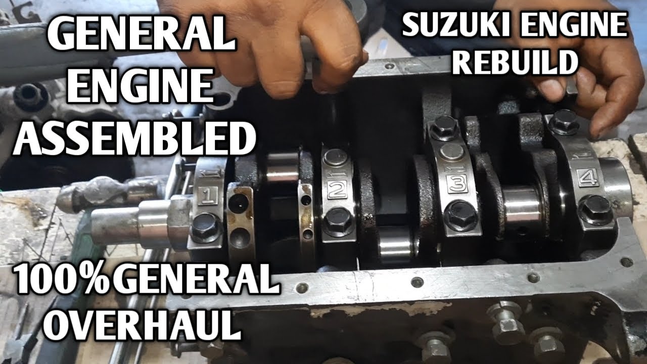 SUZUKI MULTICAB F6A GENERAL ENGINE OVERHAUL 100%ASSEMBLED BASIC POINTERS PARTS BY PARTS PAANO ALAMIN