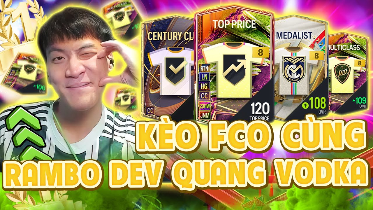 FCO RAMBO-DEV-A Quang Vodka lightens game night 🍻