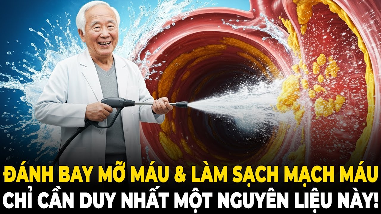 Hé Lộ Nguyên Liệu Tự Nhiên Làm Sạch Mạch Máu Cải Thiện Tuần Hoàn Máu Trong Vài Ngày!