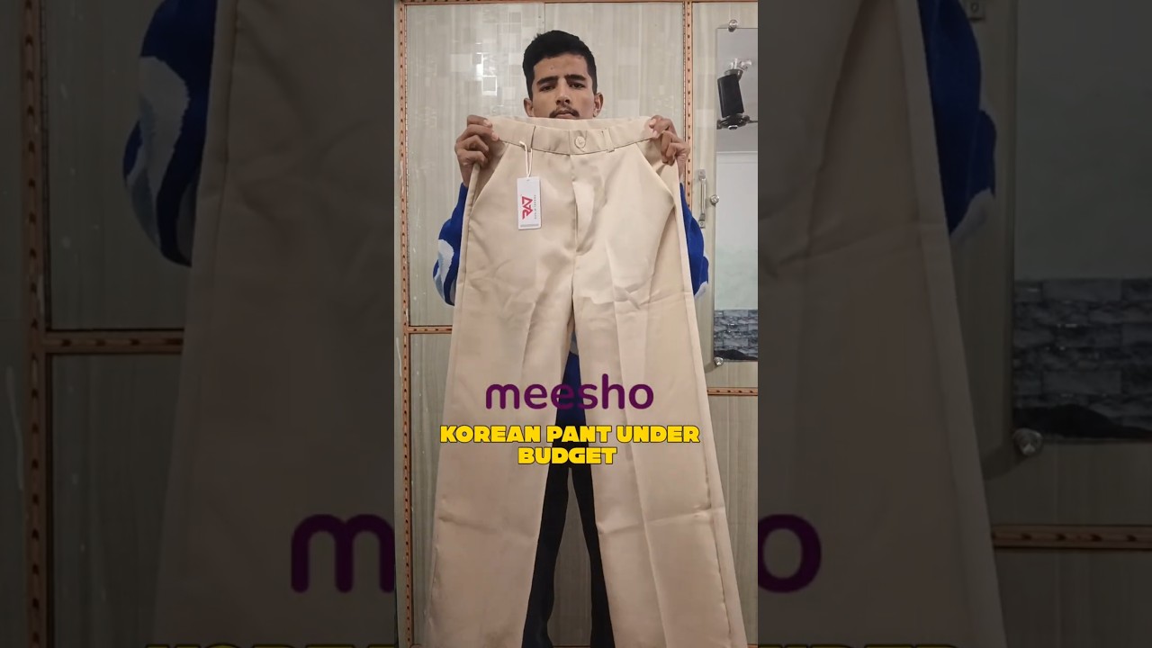 Korean Fit Pants for Men 🔥 Clean & Classy Look | Best Trousers Under ₹600 