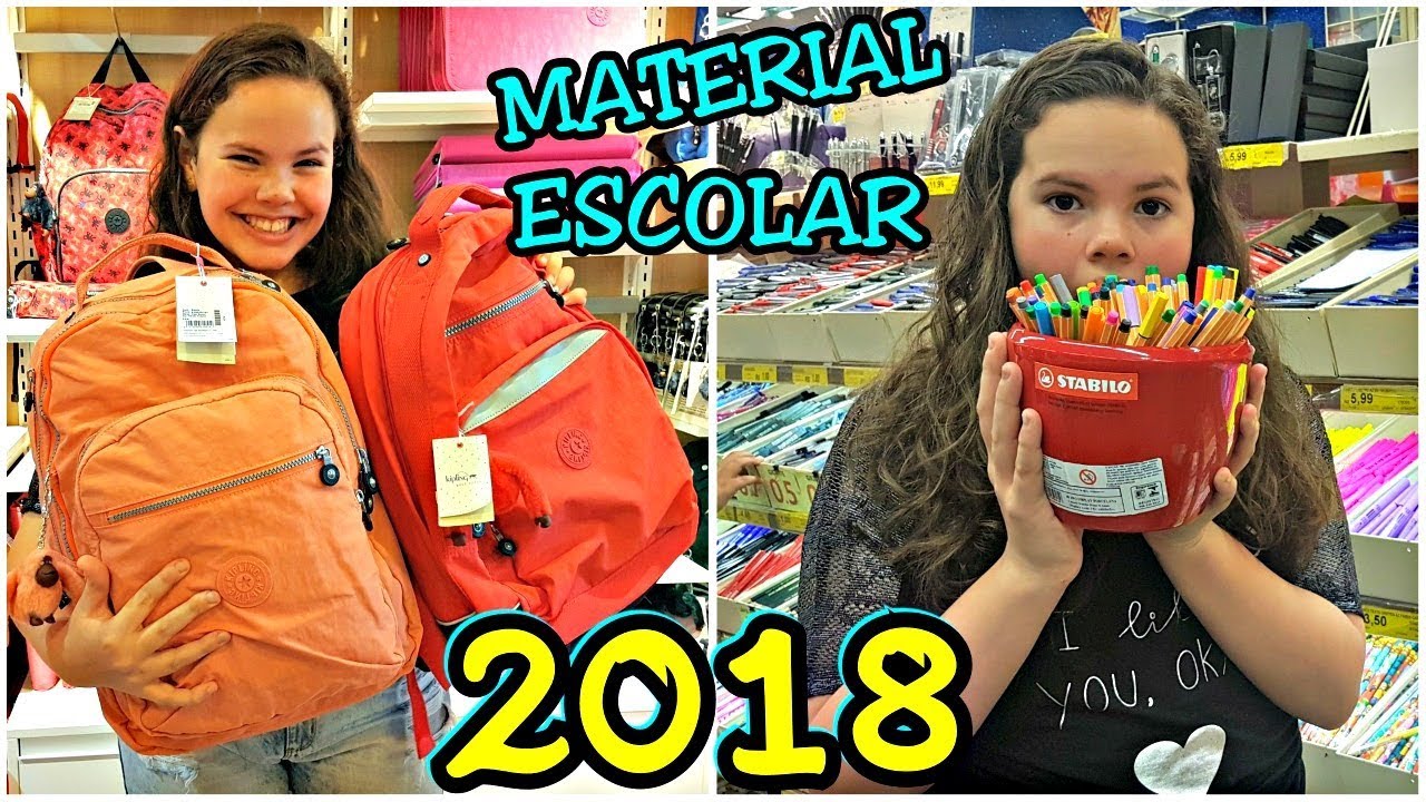 COMPRANDO MEU MATERIAL ESCOLAR 2018 - Manuzinha Star