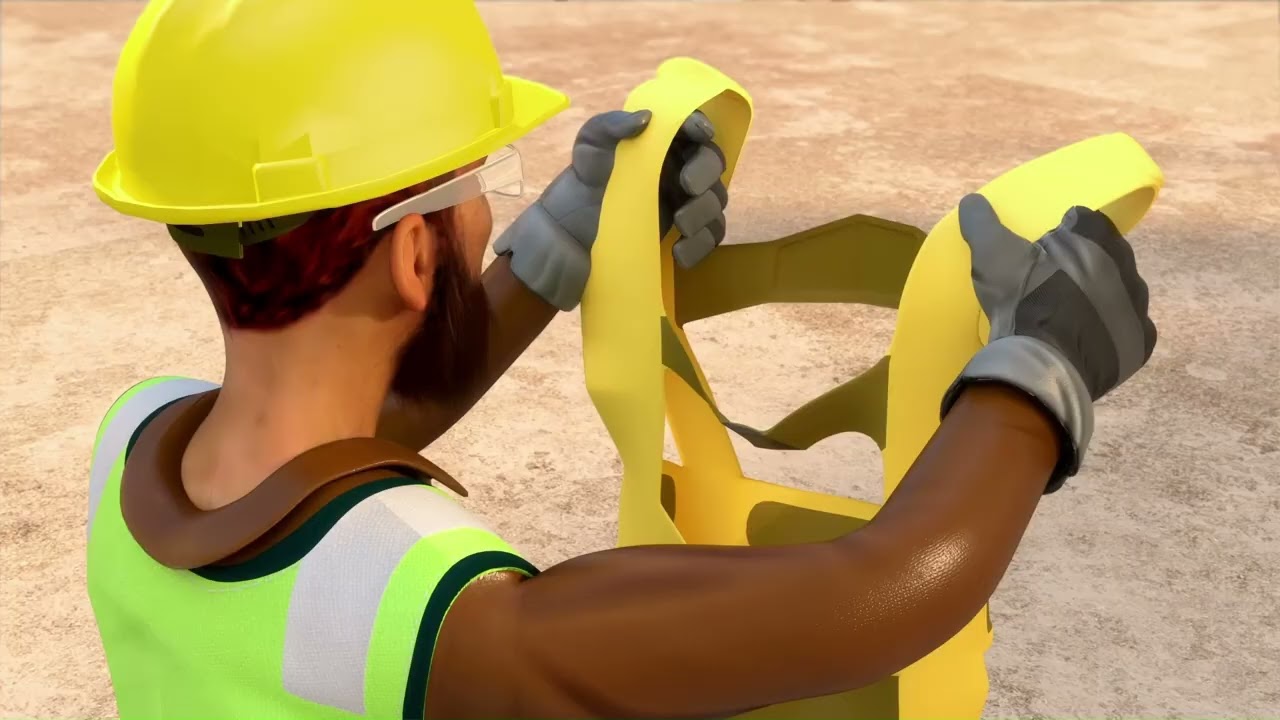 Safety Animation Working At Heights_ Hindi