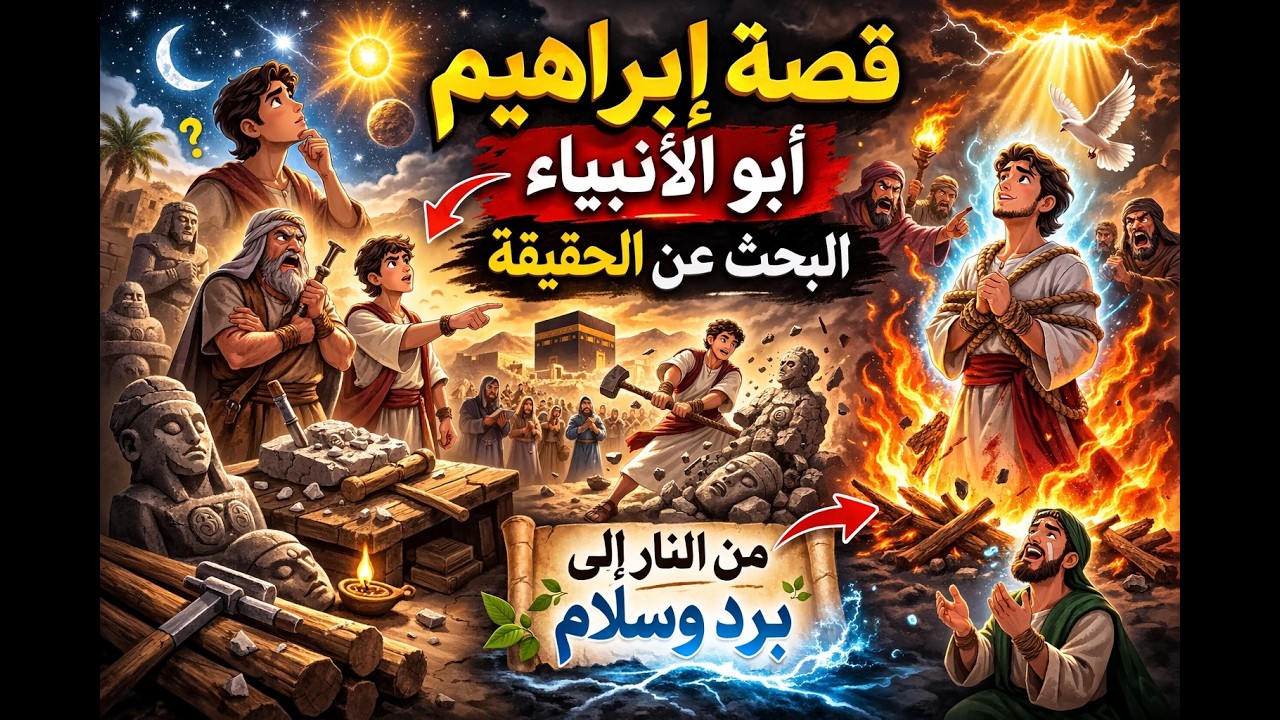 حين قال الله للنار: كوني بردًا وسلامًا | قصة خليل الرحمن إبراهيم | الجزء الأول