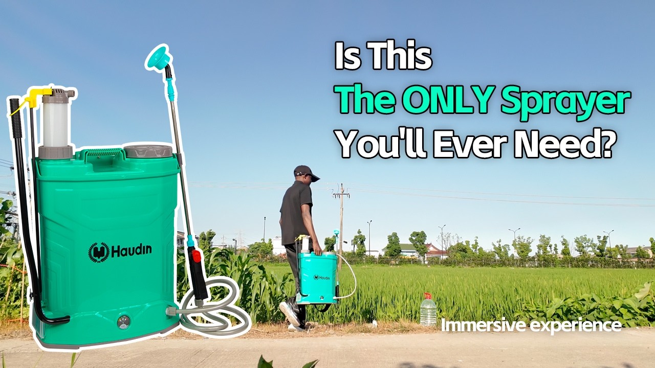 Spraying Just Got EASY: Haudin 2-in-1 Sprayer Experience