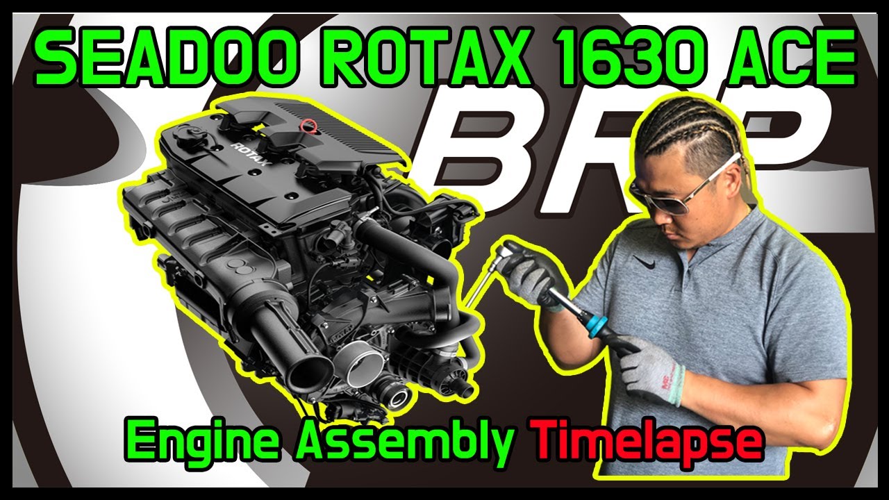 제트스키 시두 ROTAX 1630 ACE 엔진 조립 타임 랩스 영상!