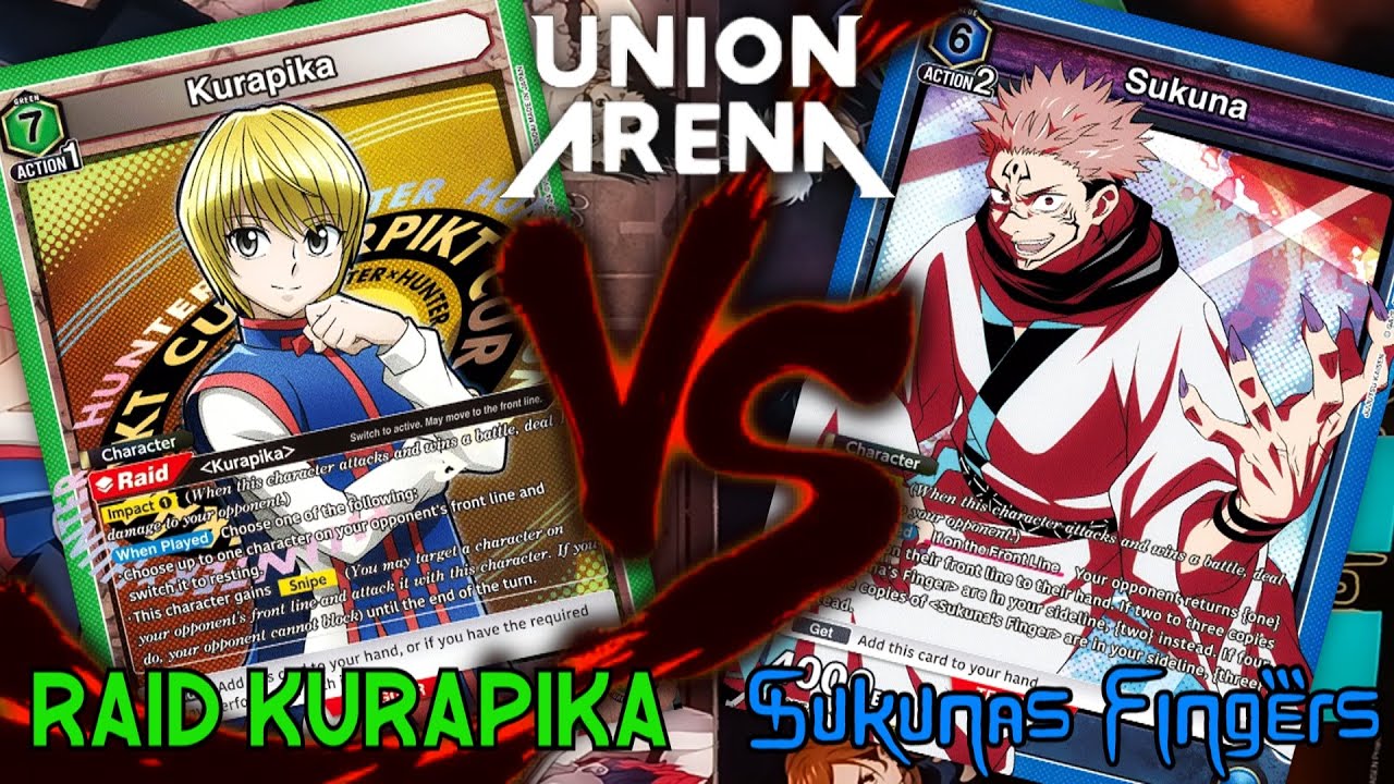 Union Arena TCG ~ Raid Kurapika VS Sukuna's Fingers ~ Friendly Matches