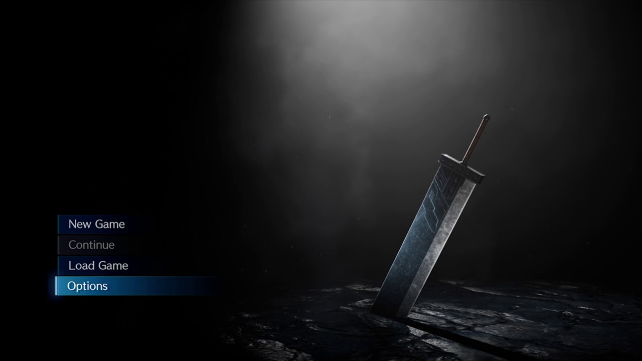 Final Fantasy VII Remake - Title Screen