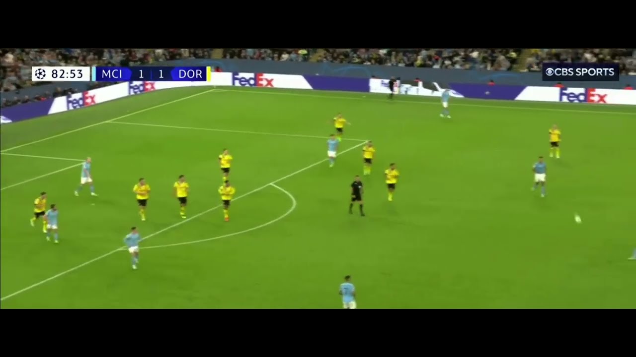 Haaland Insane Goal against his former club Borrusia Dortmund l Epic Playz