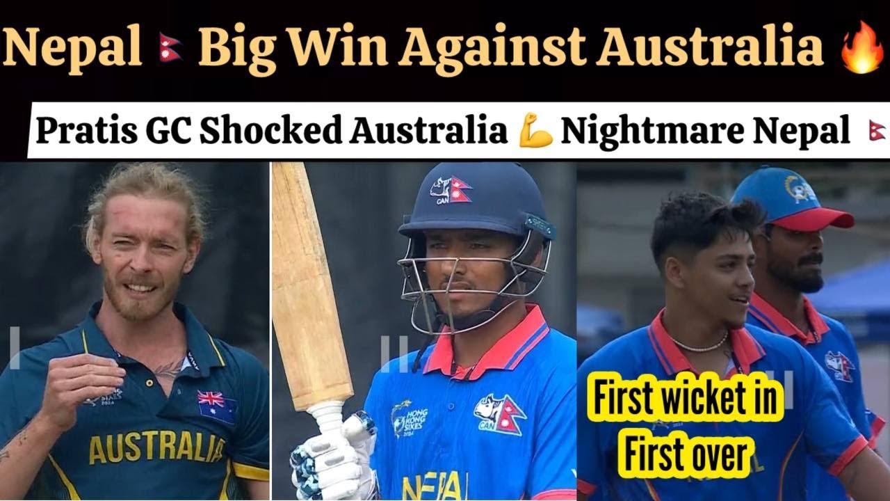 Nepal Shocked Australia With Bowling , Pratis GC Nightmare For Australia