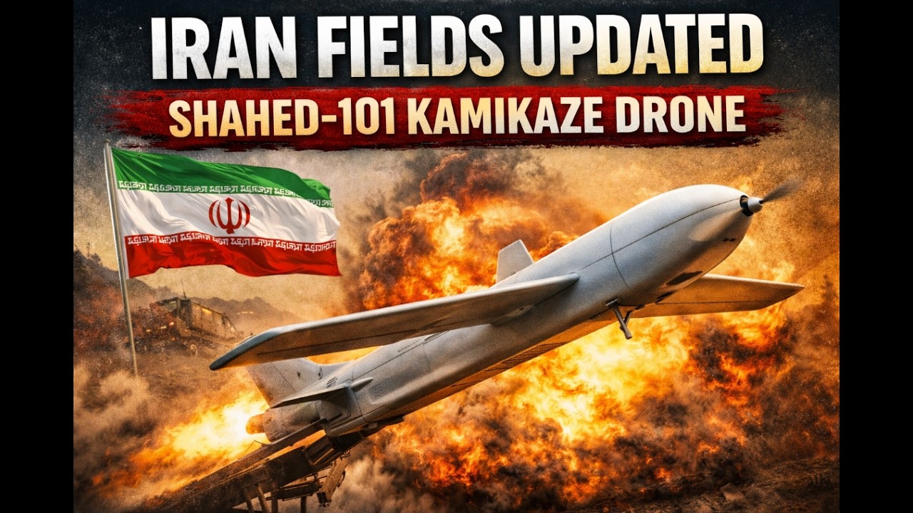 Iran fields updated Shahed-101 kamikaze drone