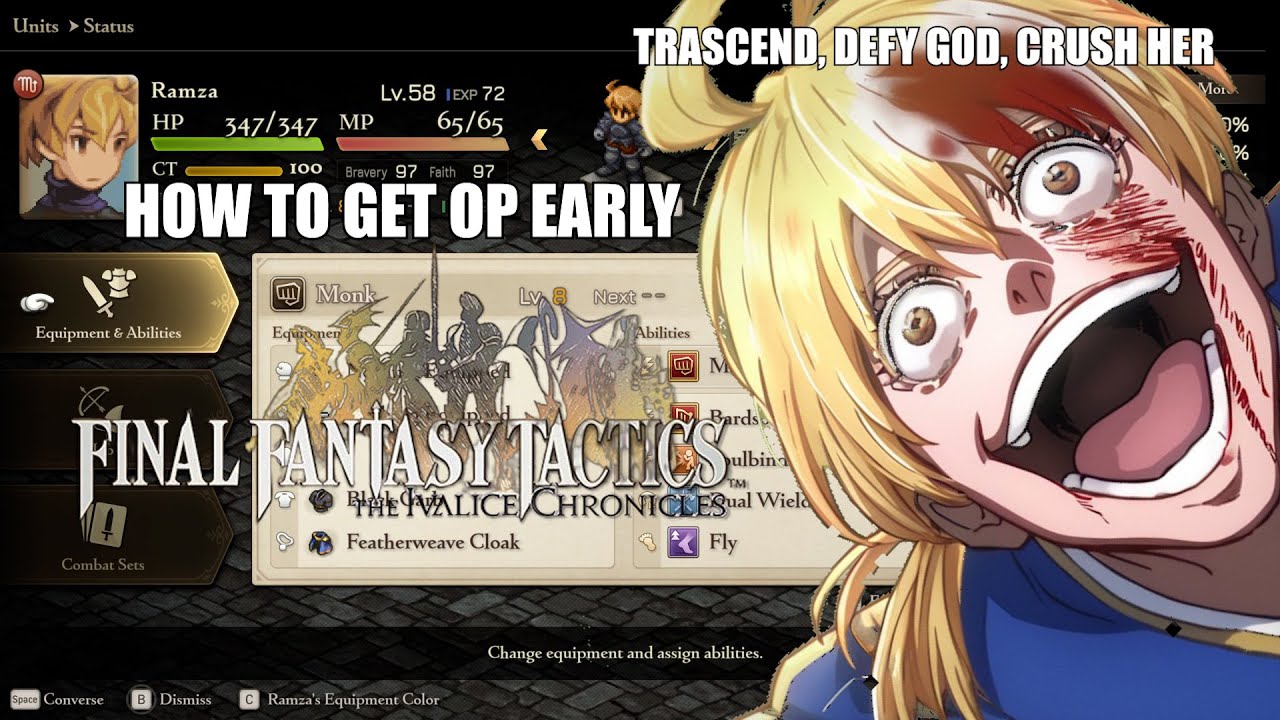 Ultimate How To Get OP Early in Final Fantasy Tactics The Ivalice Chronicles