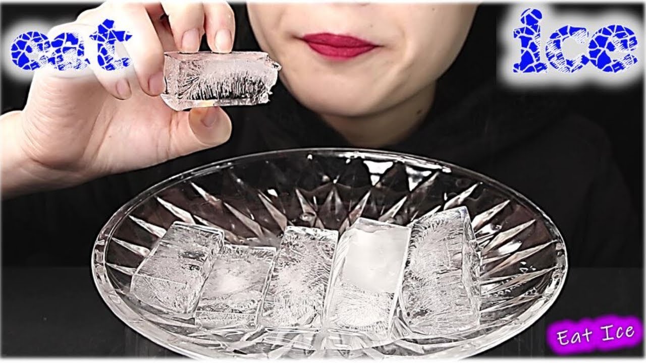 ASMR Eat Ice| Ice Sticks  | 氷を食べる音  Thánh Ăn Đá  얼음 리얼사운 Buz Yemek Satisfying