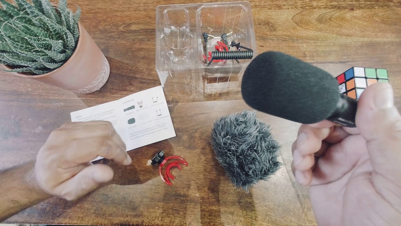 Andycine AC-M1 on-camera mic unboxing and quick review