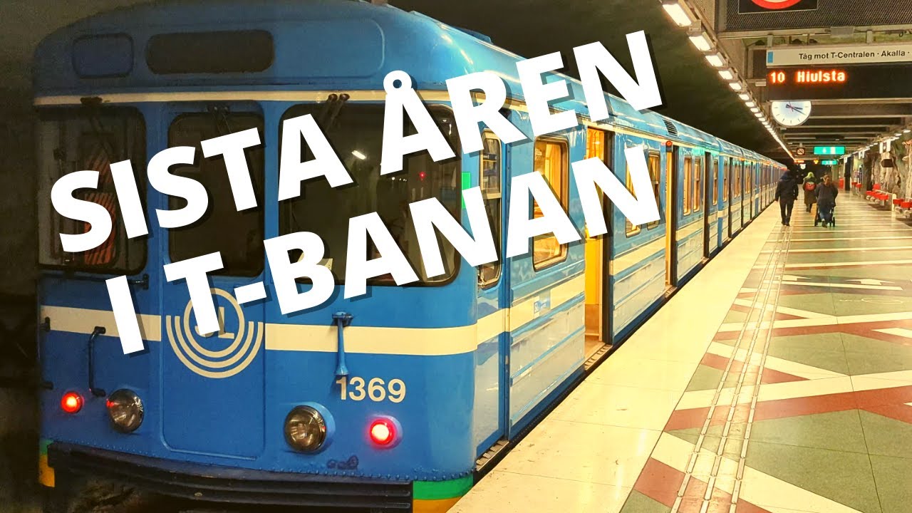 SISTA ÅREN i TUNNELBANAN med de GAMLA Cx-vagnarna i Stockholm - #4K-video
