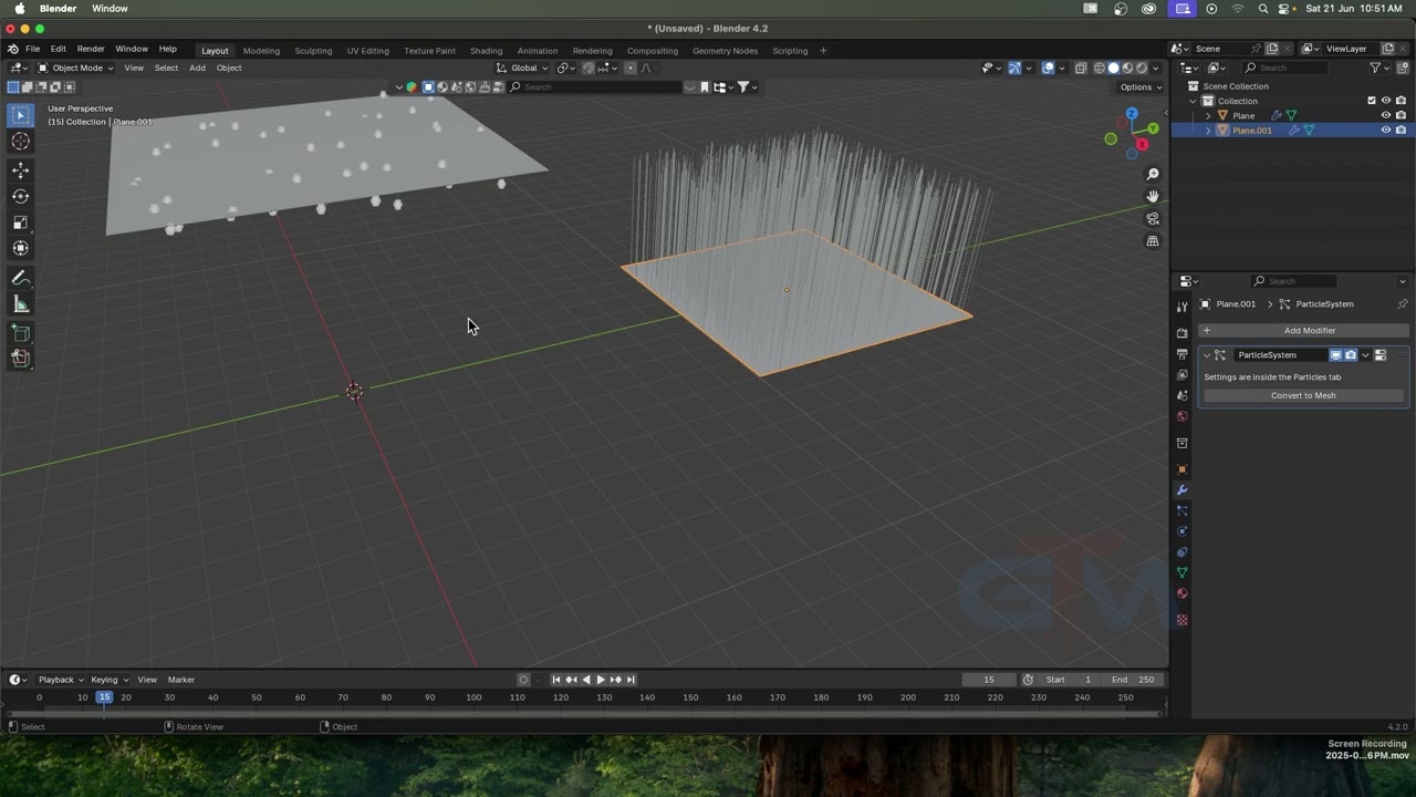 Blender Particle System Basics