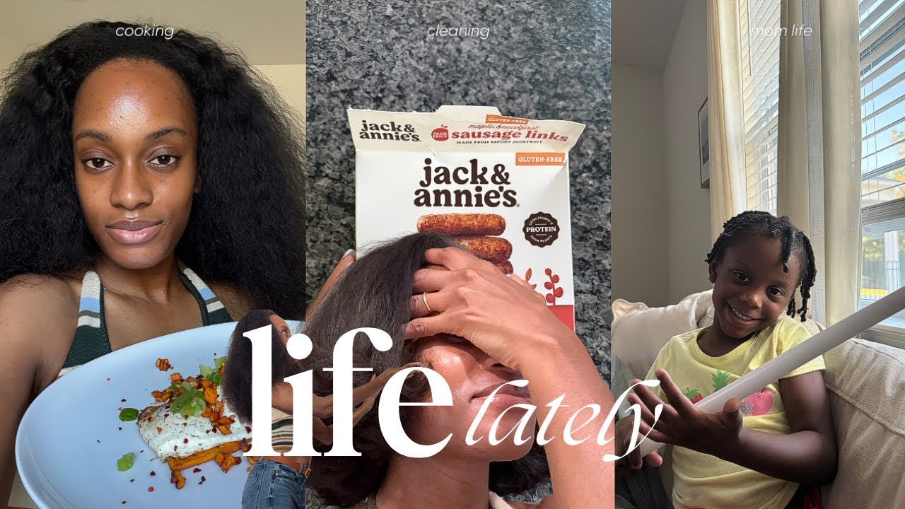 A realistic week in my life | sahm, mom life, new hair, groceries & cleaning